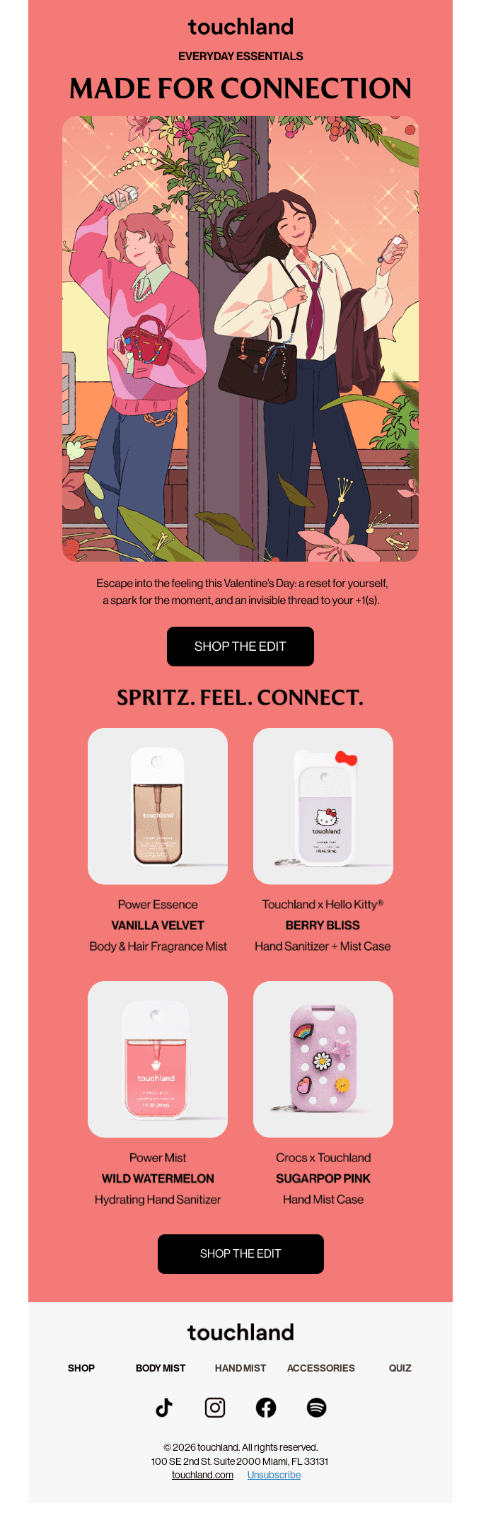 Connection is a feeling