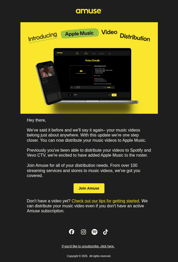 Music Video Distribution to Apple Music is Here
