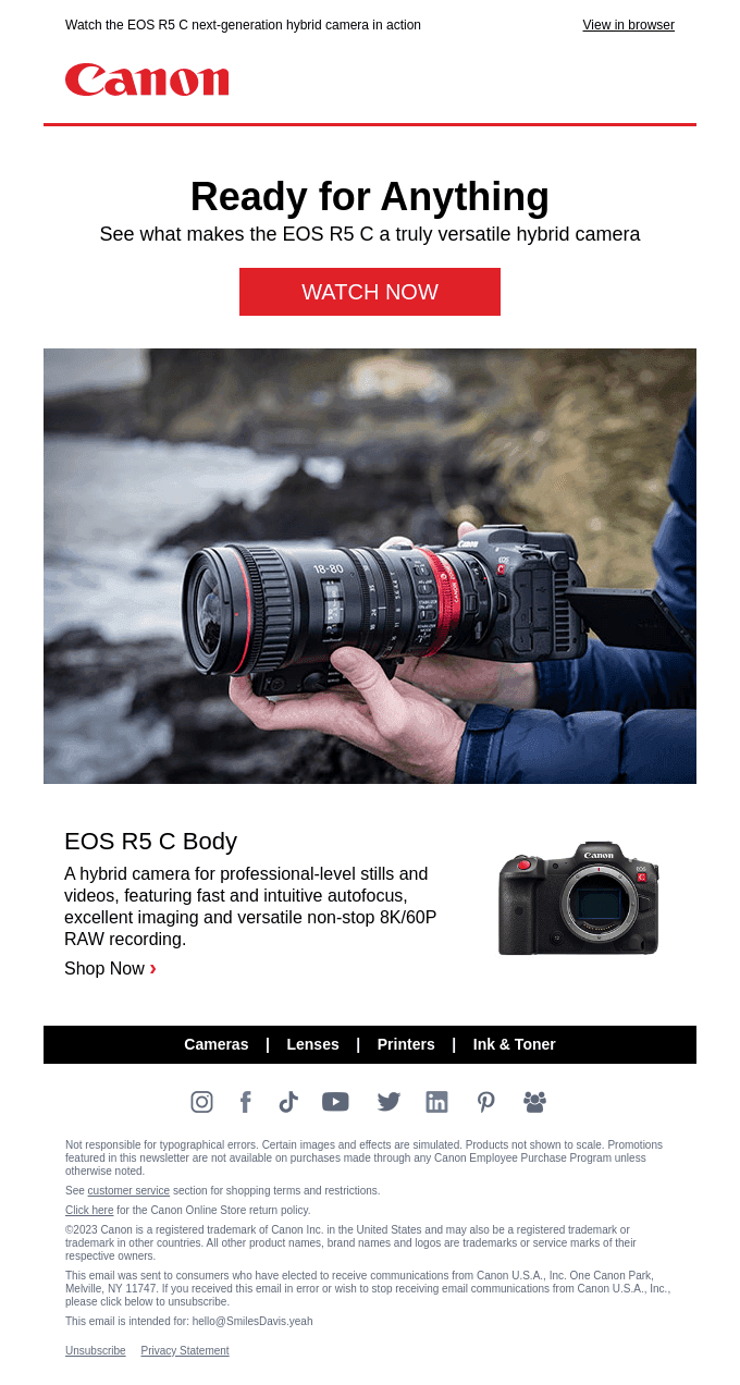 Calling All Photographers & Videographers
