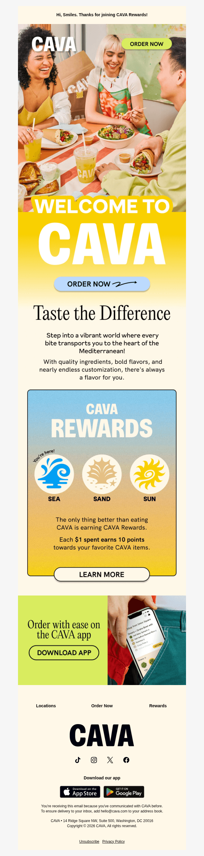 Welcome to CAVA