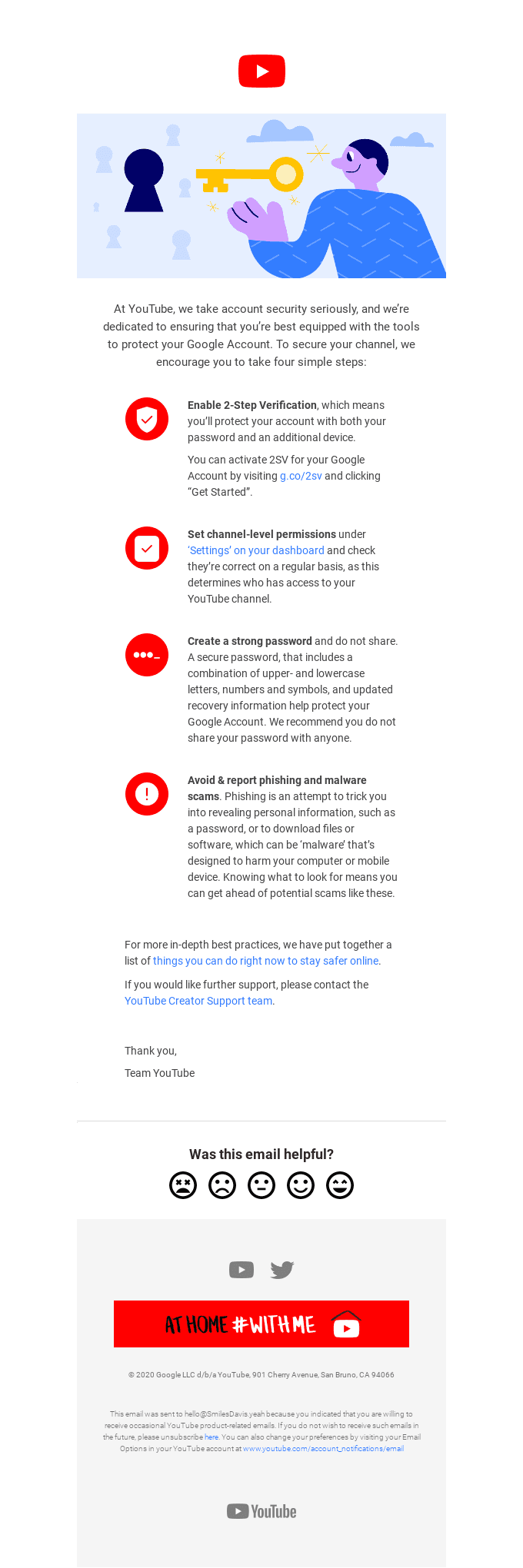 Four simple steps to increase your account security