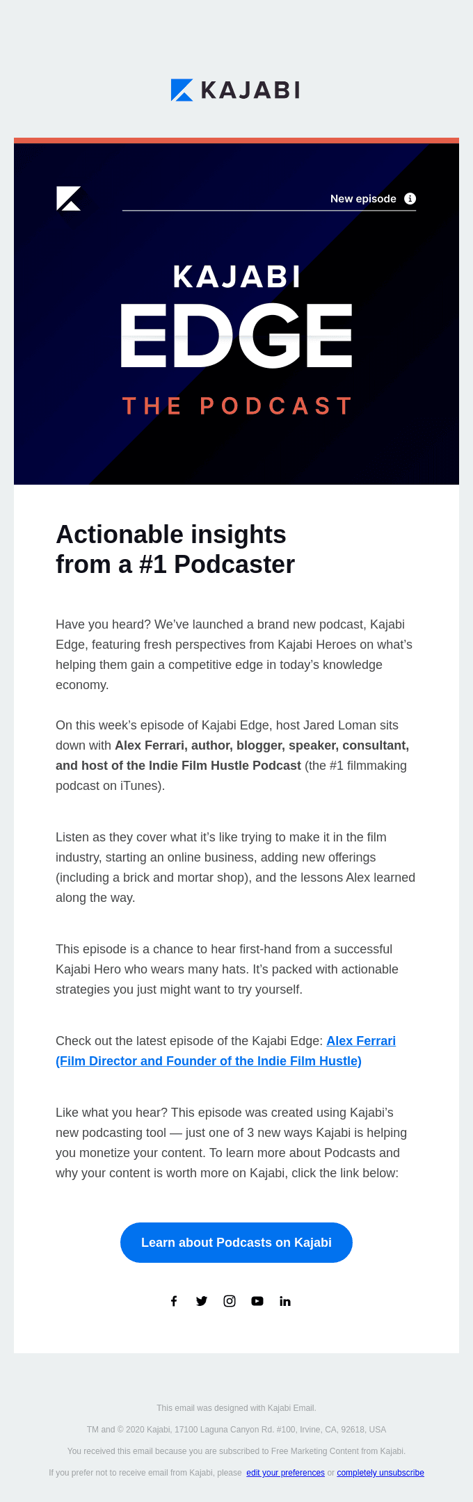 Get a competitive edge with Kajabi