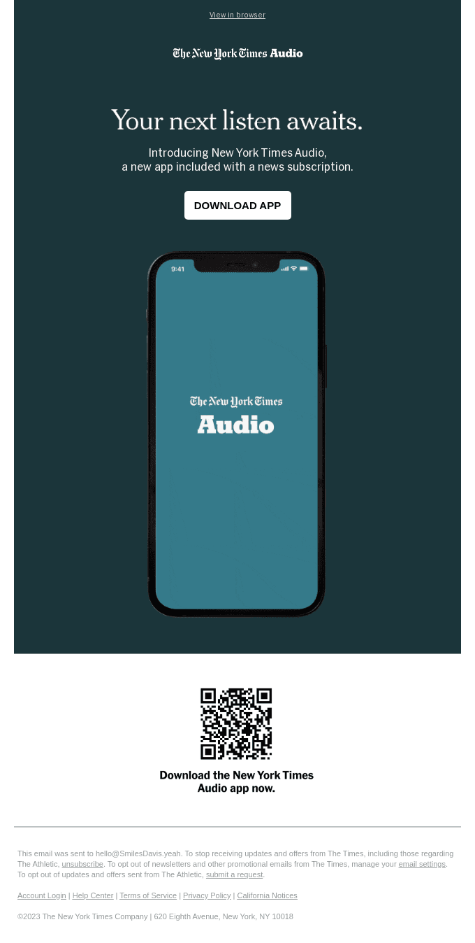 Introducing New York Times Audio