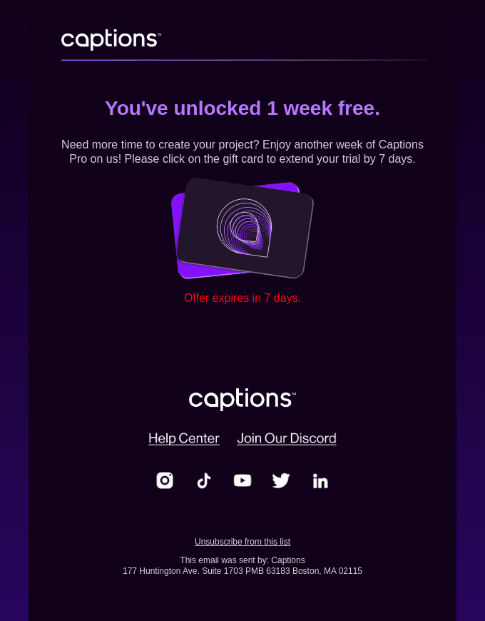 Need more time? Extend your trial for free