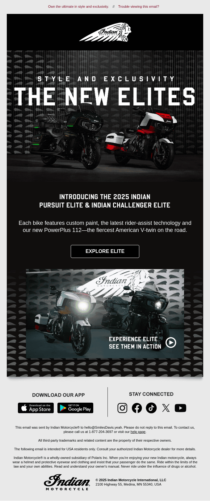 New 2025 Elite Models Have Arrived