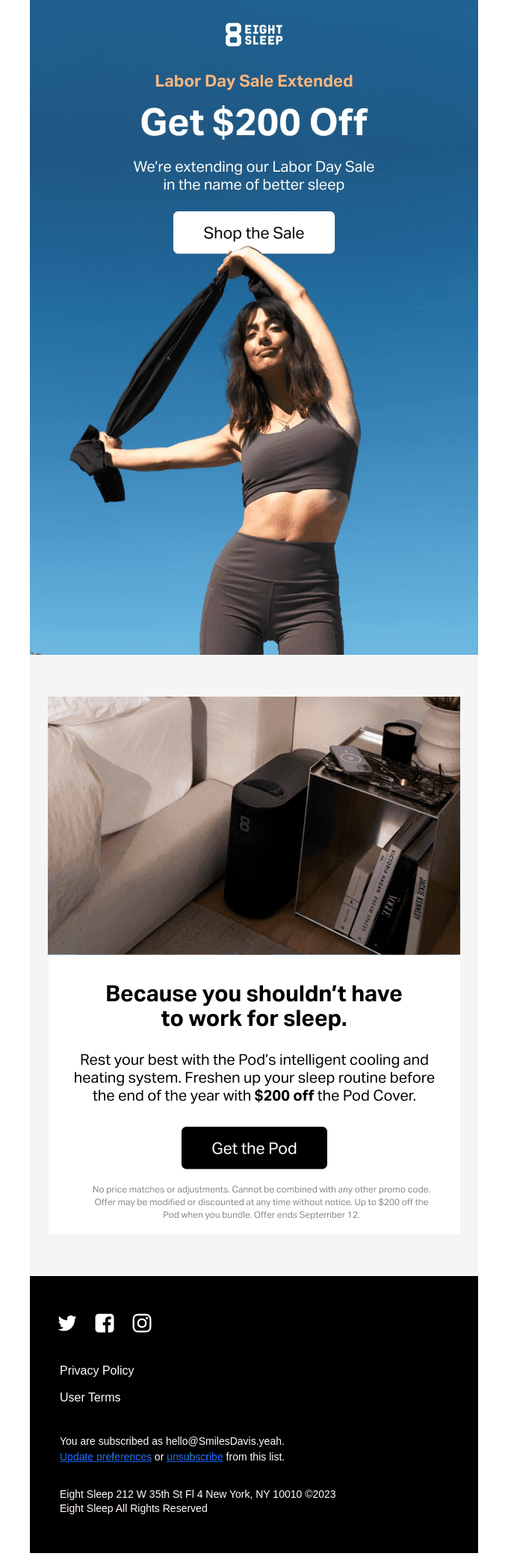 One more chance: Up to $200 off the Pod