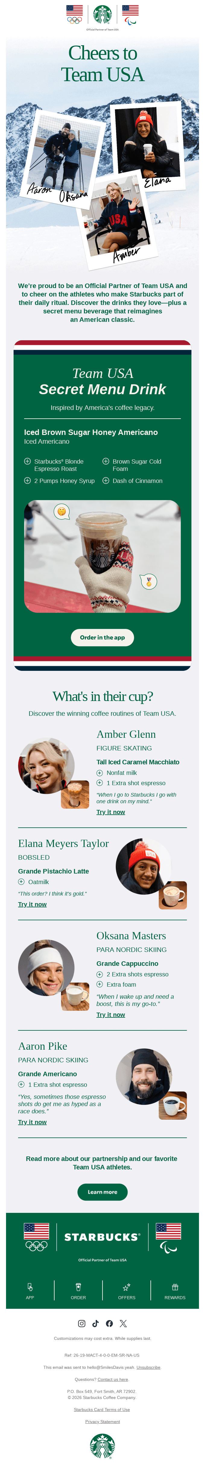 Try the drinks U.S. Olympians love🥇