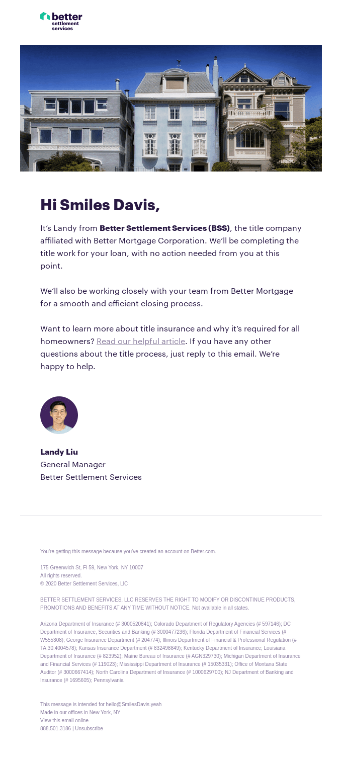 Welcome to Better Settlement Services