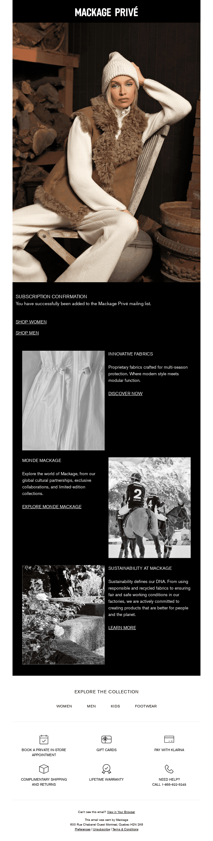 Welcome to Mackage Privé
