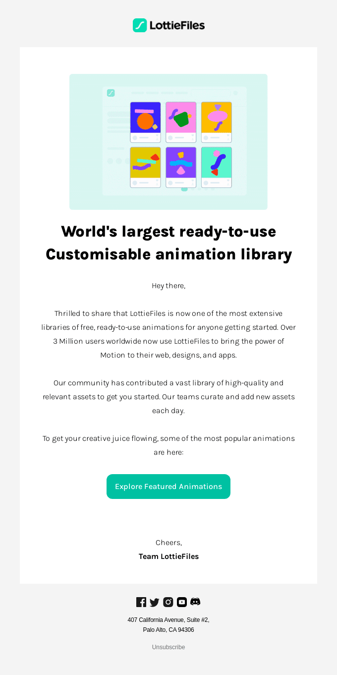 World's largest animation library